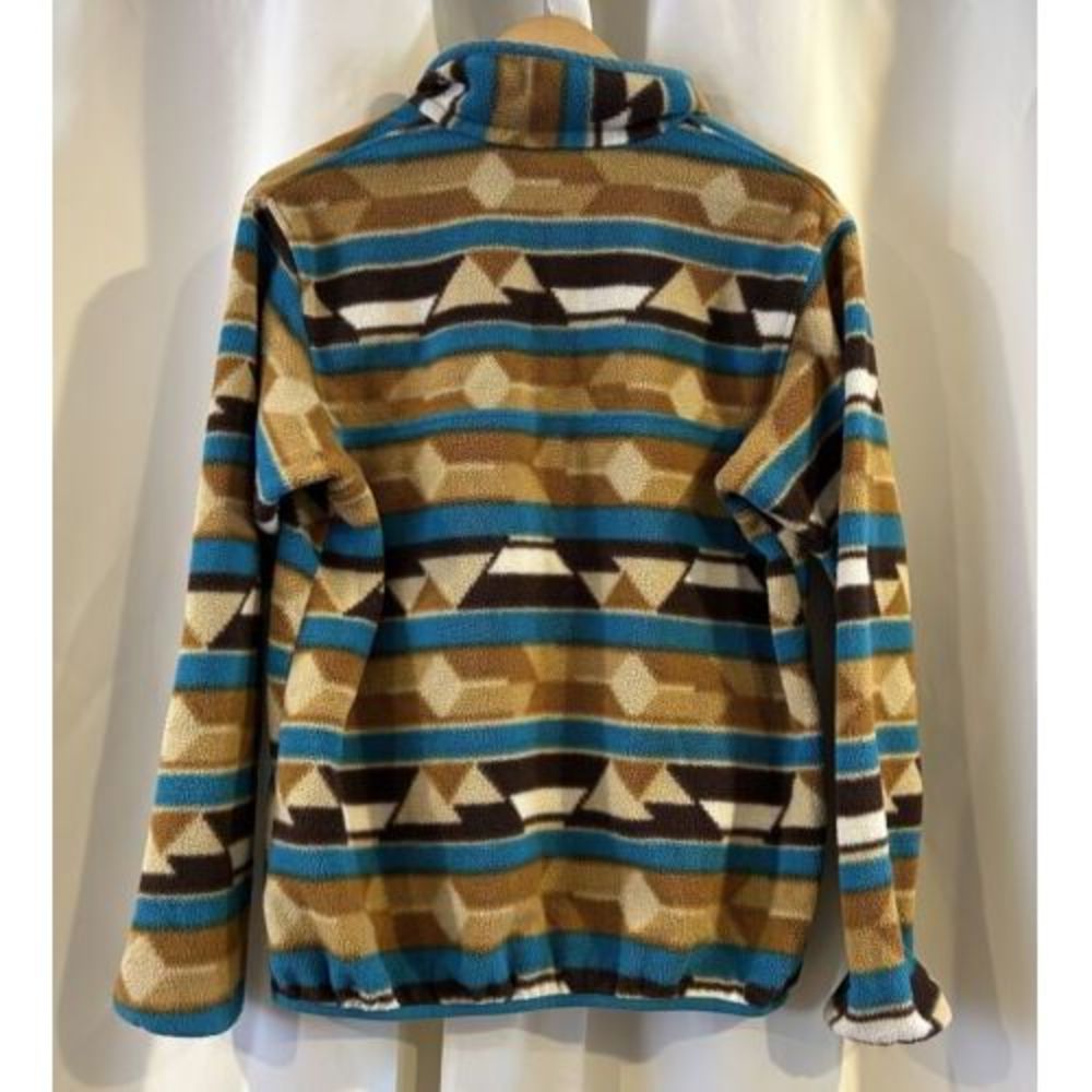 Patagonia Synchilla RARE Snap-T Fleece Aztec‎ Tribal Southwestern Printed Small - Picture 3 of 7